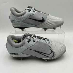 Nike HyperDiamond 4 Elite Grey Softball Cleats shoes CZ5917 004 Womens 8.5 NEW
